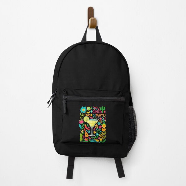Vista previa del artículo con la obra «Divertido Cinco De Mayo Mexicano Boho Flor Tequila Margarita», diseñado y vendido por TalalosART.
