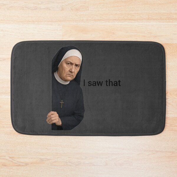 Item preview, Judgy Nun Peeking I Saw That designed and sold by TSQ.