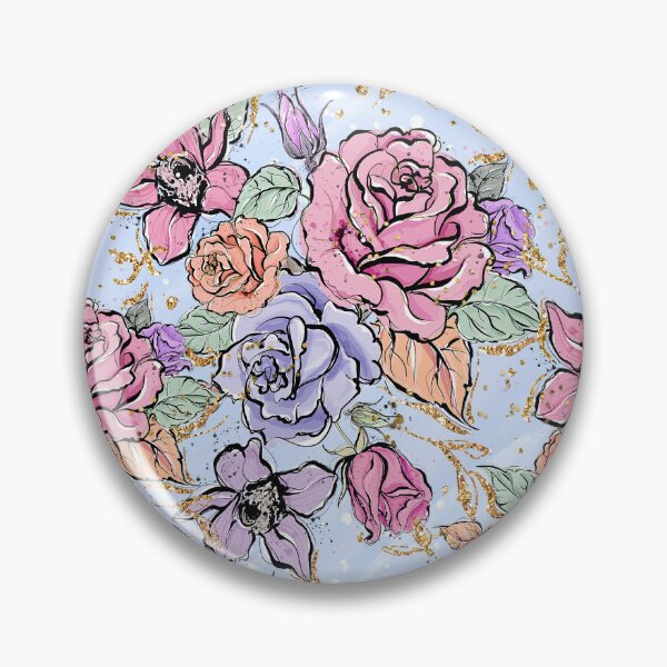 Item preview, Colorful Roses Floral Pattern designed and sold by KaramfilaS.