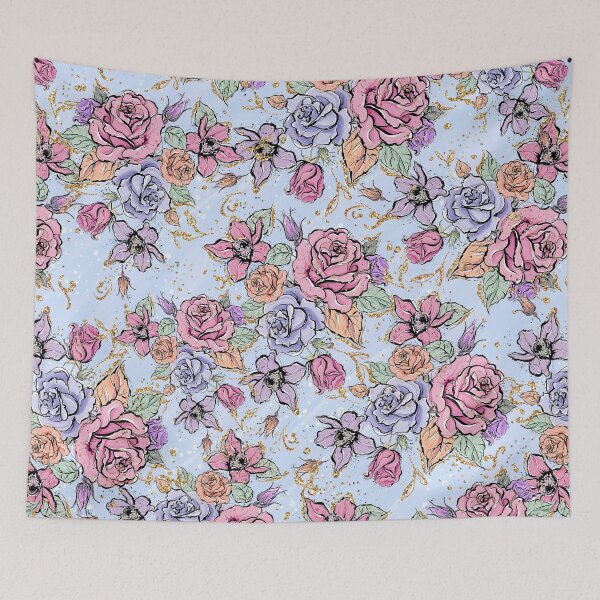 Item preview, Colorful Roses Floral Pattern designed and sold by KaramfilaS.
