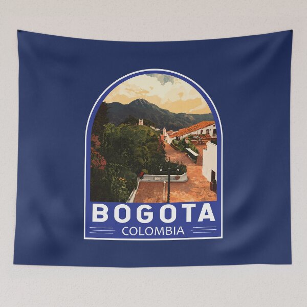 Item preview, Bogota Colombia Travel Art Emblem designed and sold by KrisSidDesigns.