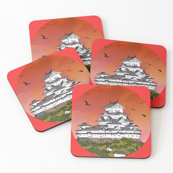 Item preview, himeji, japan, japanese, asian, asia, himeji castle, kawase hasui pacific, kawase designed and sold by happinesproject.