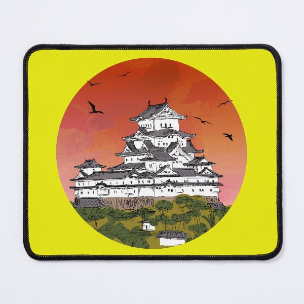 Item preview, himeji, japan, japanese, asian, asia, himeji castle, kawase hasui pacific, kawase designed and sold by happinesproject.