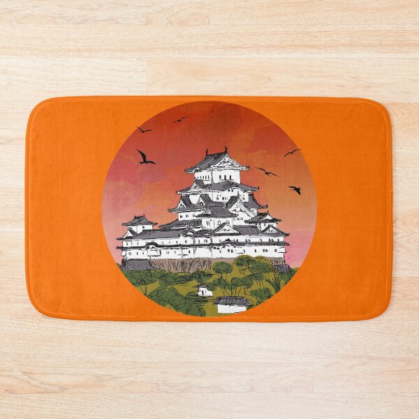 Item preview, himeji, japan, japanese, asian, asia, himeji castle, kawase hasui pacific, kawase designed and sold by happinesproject.