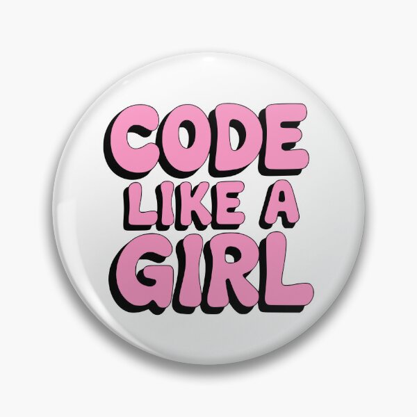 Artikelvorschau, Code wie ein Mädchen! Pink Girly entworfen und verkauft von PMCreative.