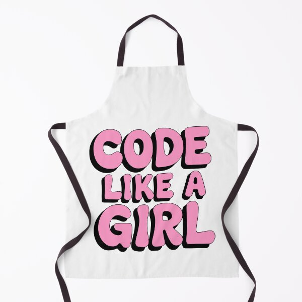 Item preview, Code like A Girl! Pink Girly designed and sold by PMCreative.