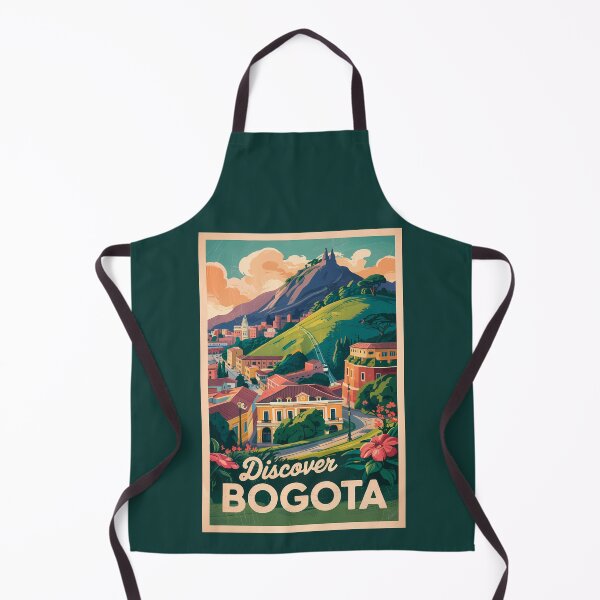 Item preview, Bogota Colombia Travel Art Vintage designed and sold by KrisSidDesigns.