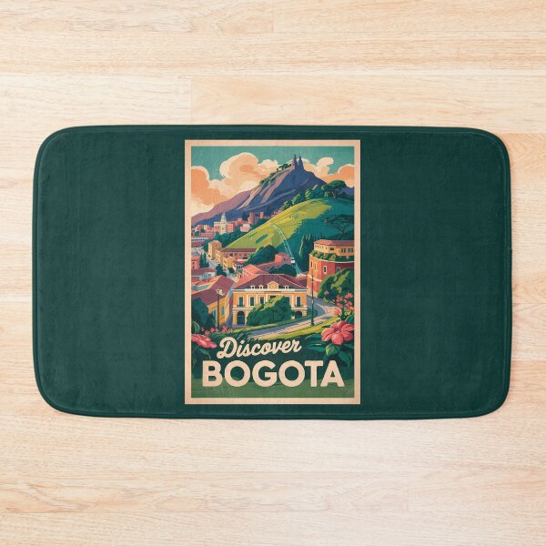Item preview, Bogota Colombia Travel Art Vintage designed and sold by KrisSidDesigns.