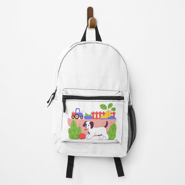 Item preview, A cute little dog playing in the farm designed and sold by Merrylands Artshop.