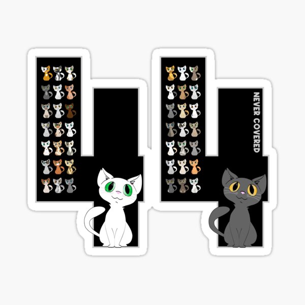 44 Cats Sticker