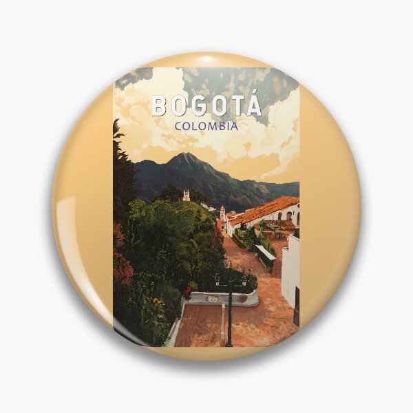 Item preview, Bogota Colombia Illustration Travel Art Vintage designed and sold by KrisSidDesigns.