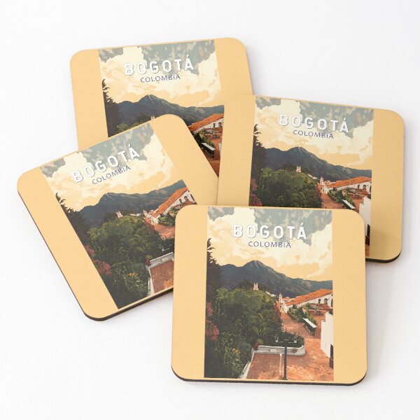 Item preview, Bogota Colombia Illustration Travel Art Vintage designed and sold by KrisSidDesigns.