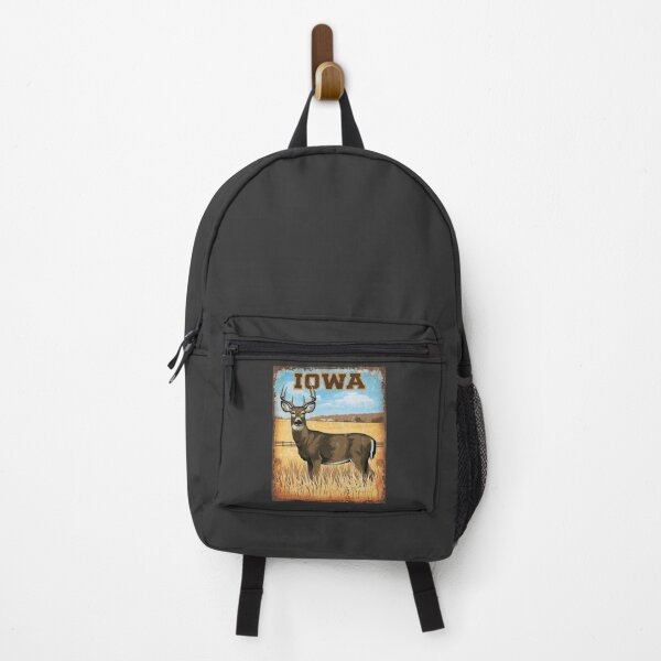 Item preview, Iowa white-tailed deer vintage poster designed and sold by PastEcho.