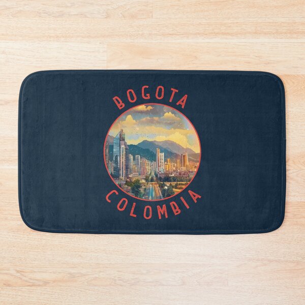 Item preview, Bogota Colombia Retro Distressed Circle designed and sold by KrisSidDesigns.
