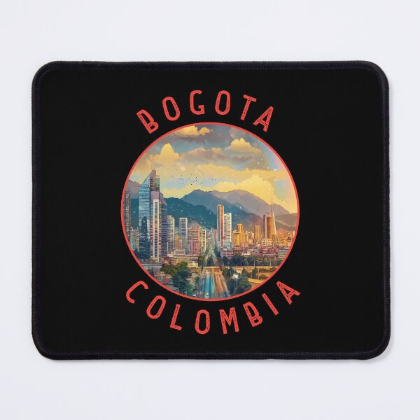 Item preview, Bogota Colombia Retro Distressed Circle designed and sold by KrisSidDesigns.