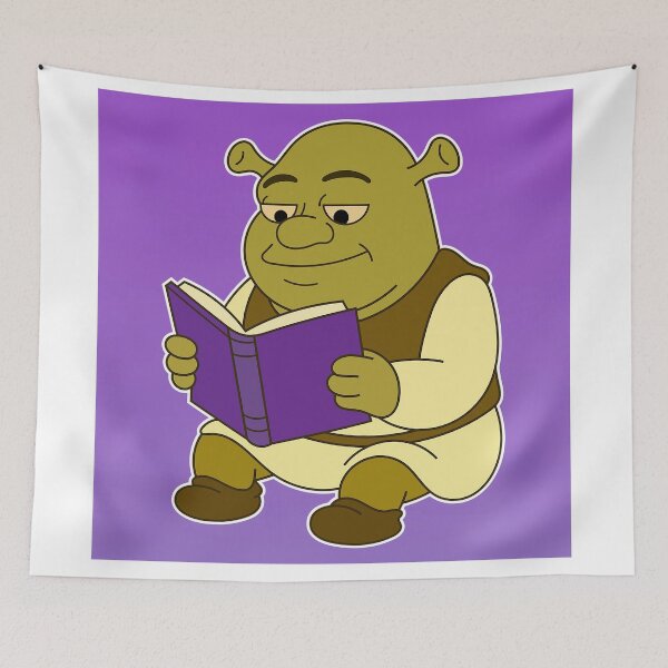 Item preview, Copy of Shrek reading a fairy tale, movie designed and sold by DibujandoPorfa.