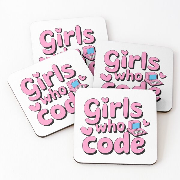 Item preview, Girls Who Code! Pink Girlie designed and sold by PMCreative.
