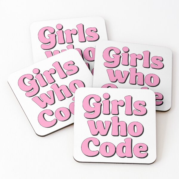 Item preview, Girls Who Code! Pink Girly designed and sold by PMCreative.