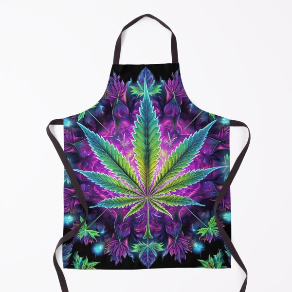 Item preview, Neon Kaleidoscope marijuana leaf design  designed and sold by EccentricsByE.