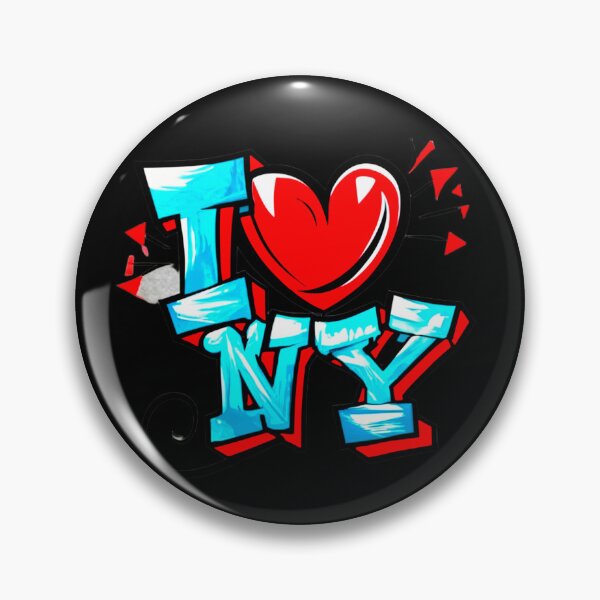 Item preview, I Love NY Airbrush Graffiti Design designed and sold by SteezeeStore.
