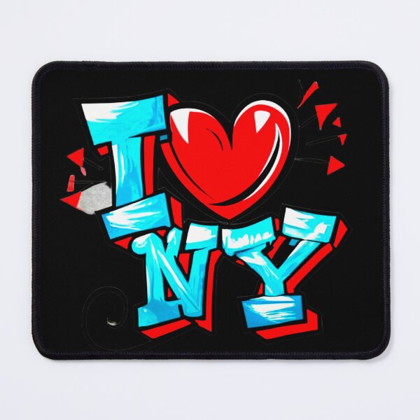 Item preview, I Love NY Airbrush Graffiti Design designed and sold by SteezeeStore.