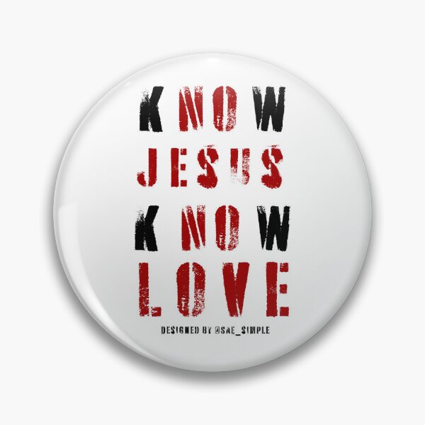 Item preview, Know Jesus, Know Love designed and sold by SAESimple.
