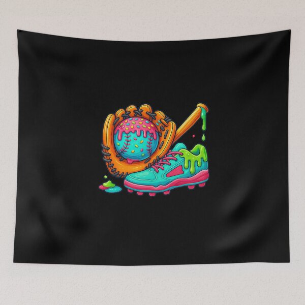 Item preview, Ice Cream Drip Baseball Stuff Baseball Drip For Boys Graphic designed and sold by MOHITSALVI.