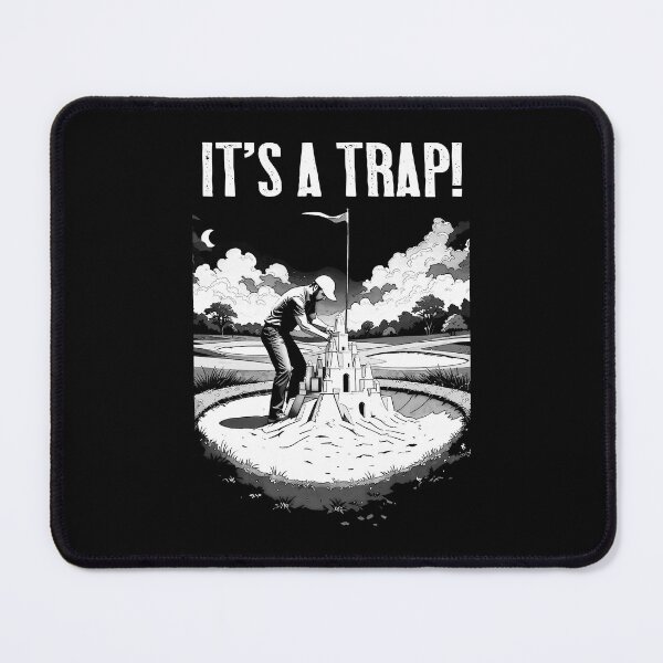 Item preview, Funny Golf Bunker Golfer Sand Castle It's A Trap Quote designed and sold by GrandeDuc.