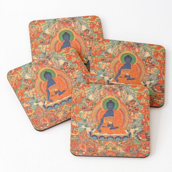 Item preview, Mandala 236 Medicine Buddha 1700s designed and sold by GuyBlank.