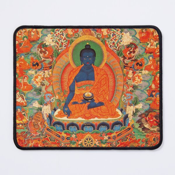 Item preview, Mandala 236 Medicine Buddha 1700s designed and sold by GuyBlank.