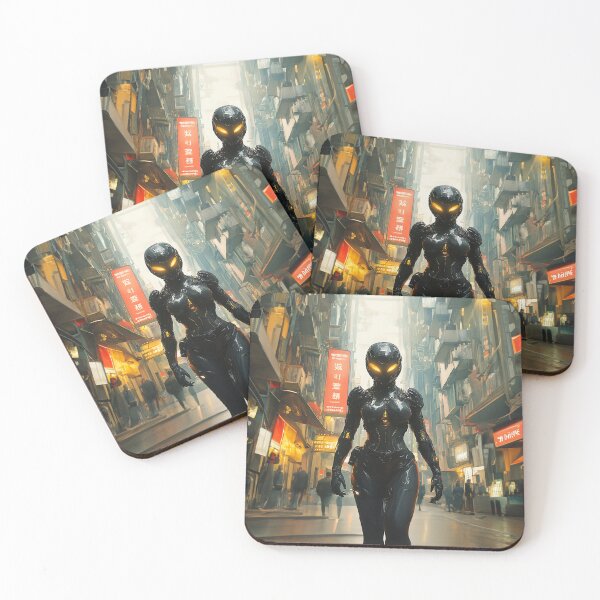 Item preview, Detective Noir Futuristic City 09 designed and sold by Made-by-Gus.
