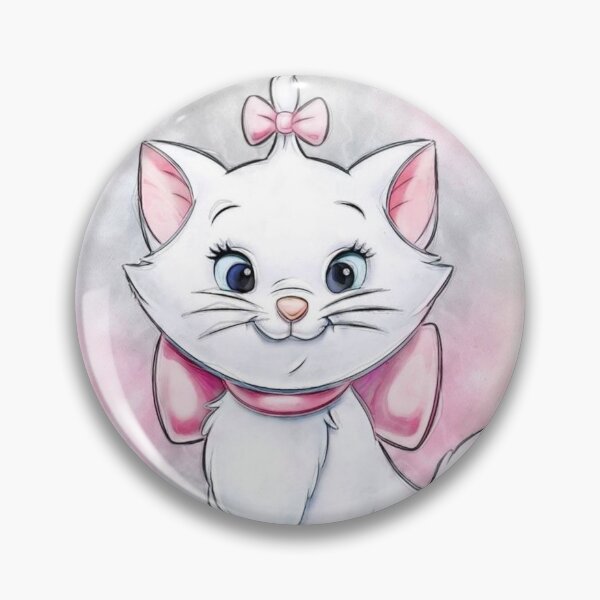 Item preview, “Kawaii Kitten with Blue Eyes – Cute Art with Pink Accessories for Home Decor and Fashion” designed and sold by GagaArtGallery.