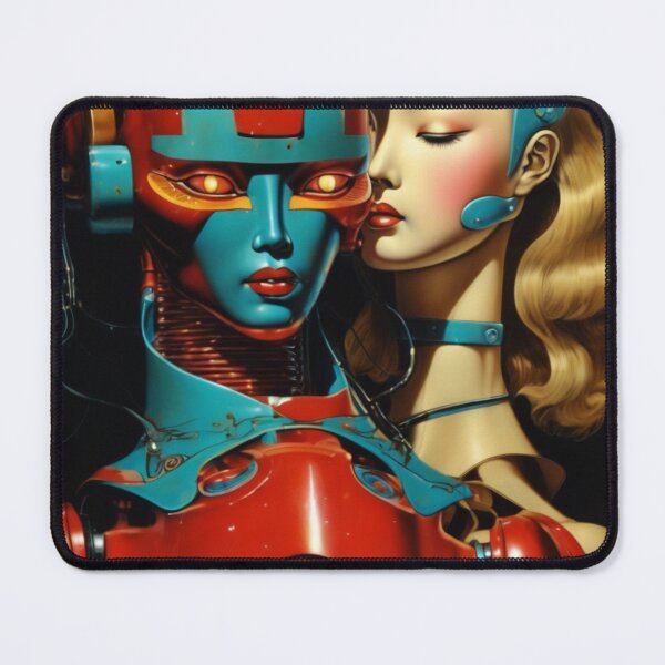 Item preview, Robot Love Midcentury Imitation Japanese Cosmic Erotica #231 designed and sold by NickWhittleArt.