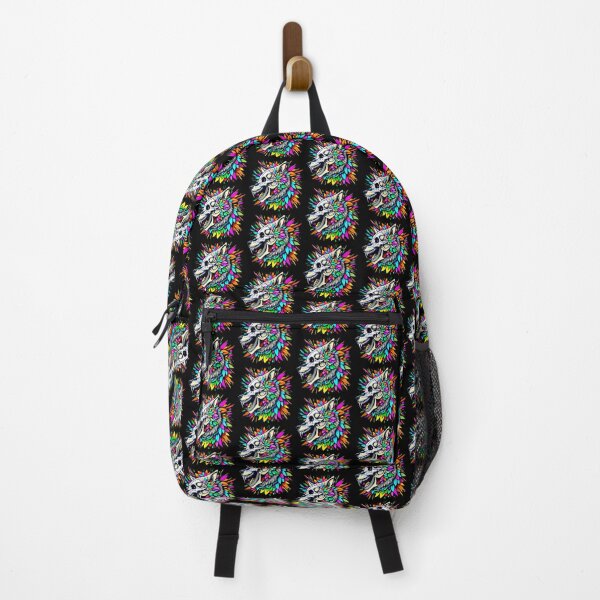 Item preview, Colorful Wolf Skull Design designed and sold by SteezeeStore.