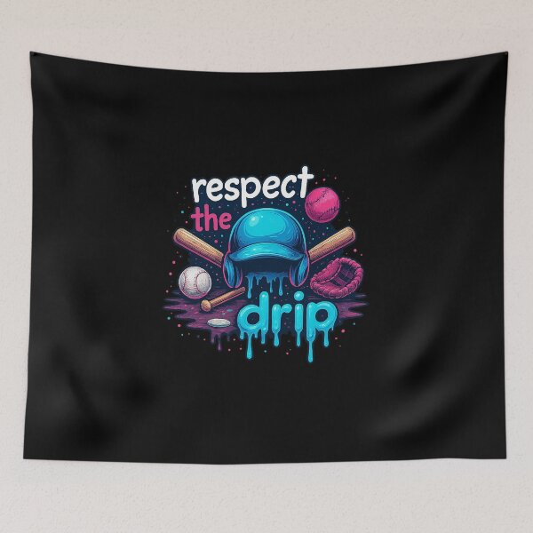 Item preview, Respect the Drip Baseball Swag Cool Sports Art Costume designed and sold by MOHITSALVI.