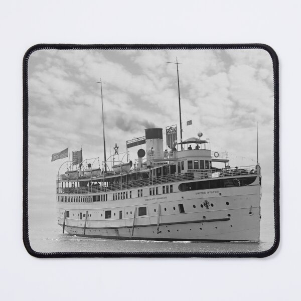 Item preview, Steamship United States – Elegant Great Lakes Passage, c.1900 designed and sold by Daniel Hagerman.