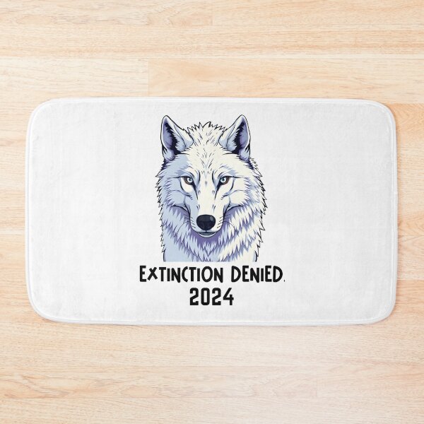 Item preview, Direwolf Extinction Denied 2024 - flat style cutout illustration designed and sold by EmeraldeaArt.