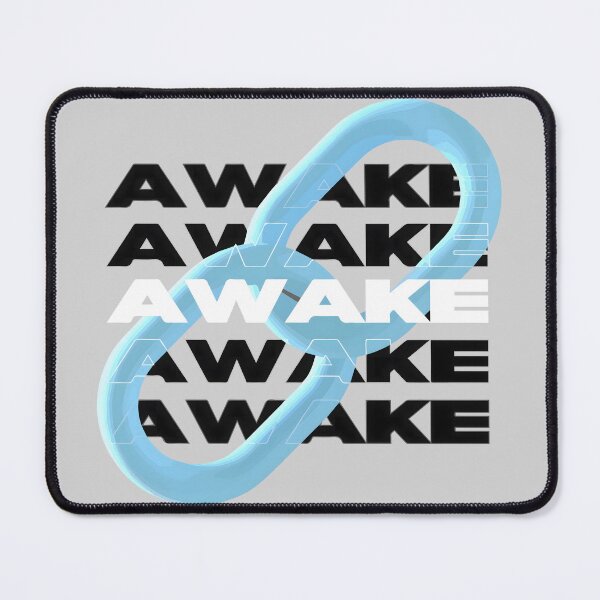 Item preview, Awake Repeating Text designed and sold by Sticker-saga.