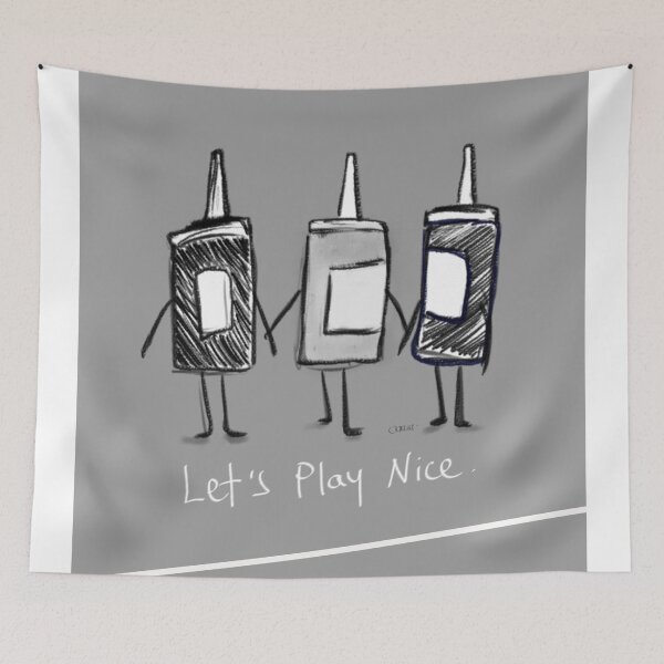 Item preview, Let's Play Nice designed and sold by hasofa.