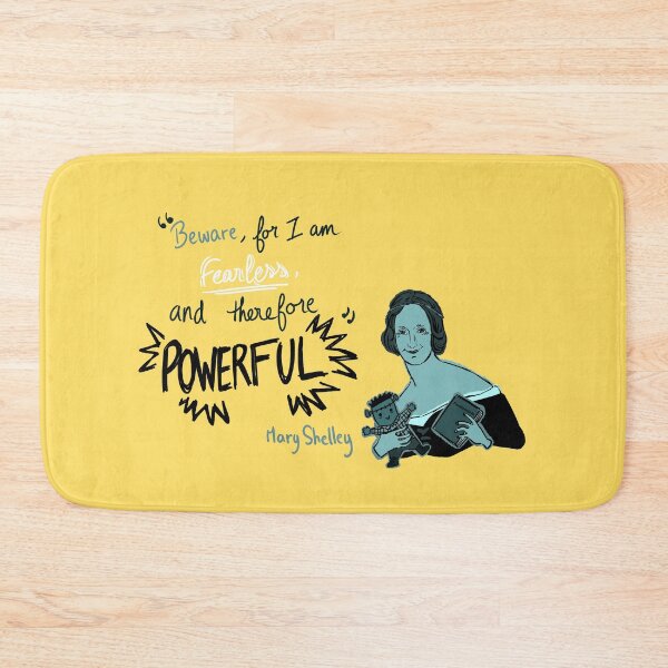 Item preview, "Beware, for I am fearless and therefore powerful" Mary Shelley quotation designed and sold by taty101.