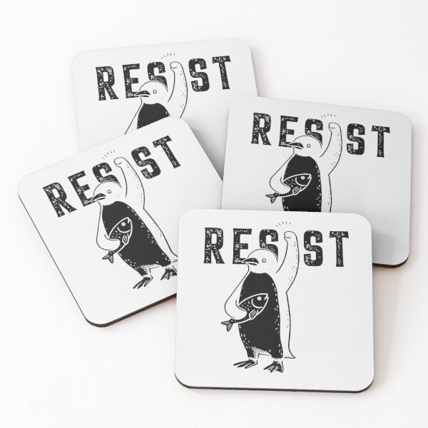 Item preview, Penguin Resist designed and sold by wesdesignshop.