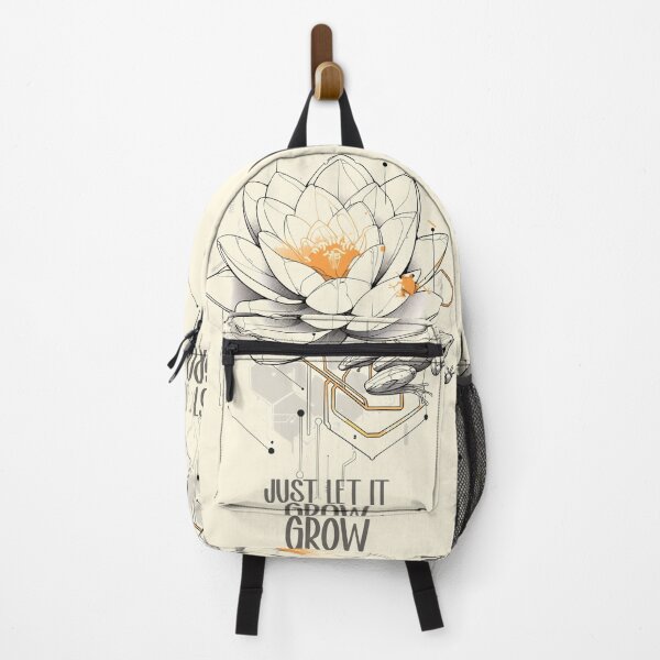 Item preview, Mecha Lotus Diagram – Minimalist Cyber Floral Design designed and sold by Void & Valor.