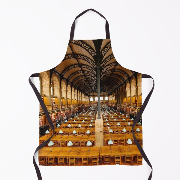 Item preview, Reading room of the Bibliothèque Sainte-Geneviève No. 2 color photographic art print by Marie-Lan Nguyen designed and sold by Jéanpaul Ferro.