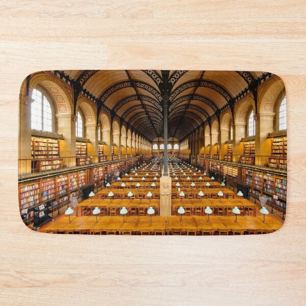 Item preview, Reading room of the Bibliothèque Sainte-Geneviève No. 2  color photographic art print by Marie-Lan Nguyen designed and sold by Jéanpaul  Ferro.