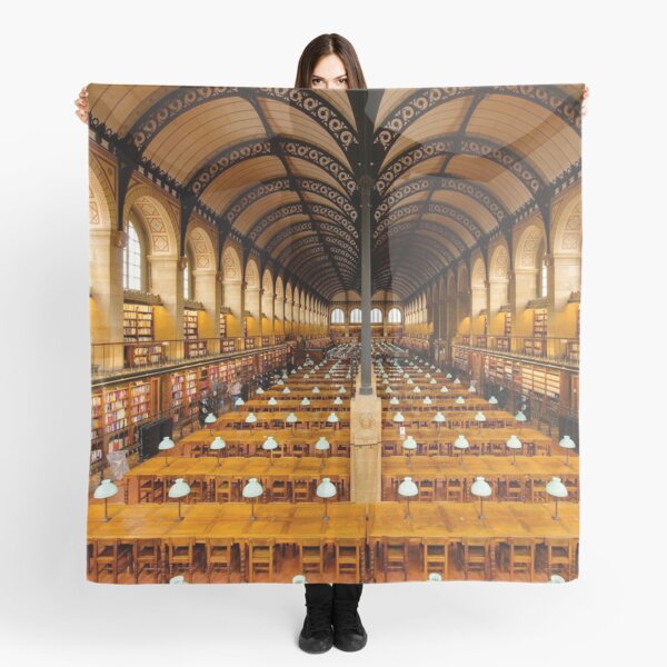 Vista previa del artículo con la obra «Sala de lectura de la Biblioteca Santa Genoveva n.º 2, impresión fotográfica en color de Marie-Lan Nguyen», diseñado y vendido por Jéanpaul  Ferro.