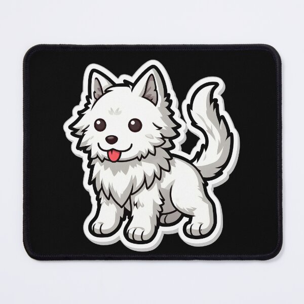Item preview, Direwolf pup illustration designed and sold by EmeraldeaArt.