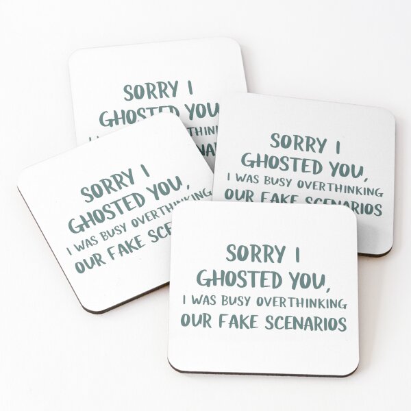 Item preview, Sorry for ghosting, I was imagining fake dramas – Design with millennial humor designed and sold by StormArte.
