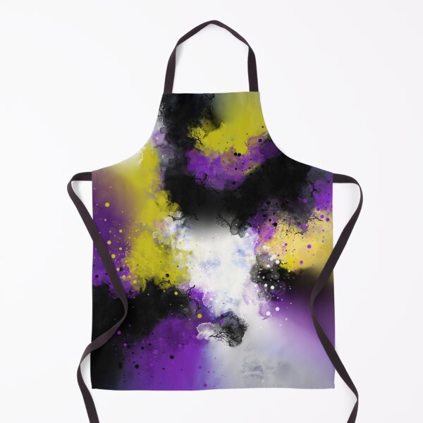 Item preview, Purple Shades - Purple Yellow Black abstract designed and sold by Joey Santiago.