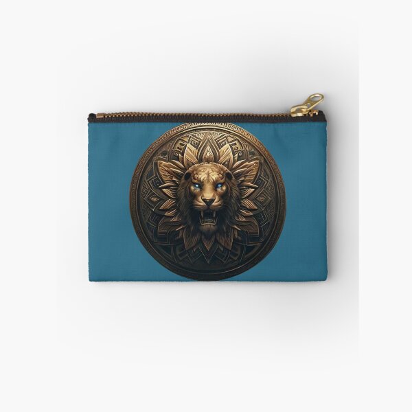 Item preview, ANCIENT BRONZE LION SHIELD (#2B6B86) designed and sold by Marlon Oseguera.