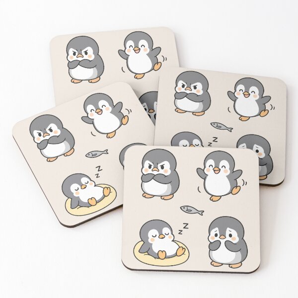 Item preview, Cute Baby Penguin Emotions Set designed and sold by Riley-art102.